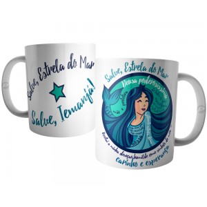 Caneca Iemanjá Estrela do Mar - Umbanda