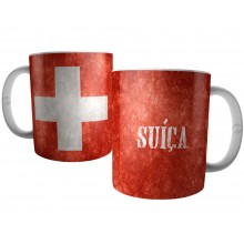 Caneca Bandeira da Suiça