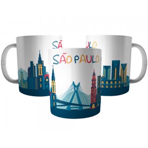 Caneca Cidade de São Paulo no Brasil