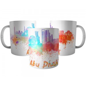 Caneca Lembrança de Abu Dhabi no Emirados Árabes