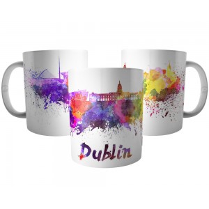 Caneca Lembrança de Dublin na Irlanda