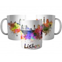 Caneca Lembrança de Lisboa em Portugal