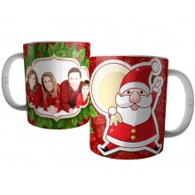 Caneca Papai Noel Personalizada com Foto