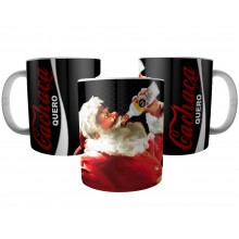 Caneca Papai Noel Quero Cachaça