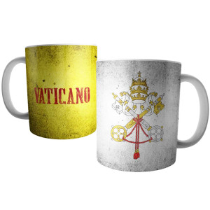 Caneca Bandeira do Vaticano