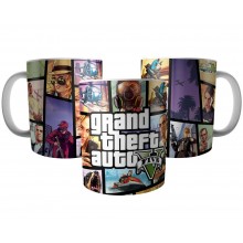 Caneca Gta V Grand Theft Auto Five 5